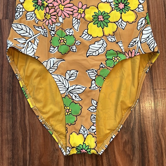 Tory Burch Printed Underwire Brown Wallpaper Floral - Picture 11 of 16